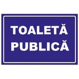 Placuta pentru toaleta publica